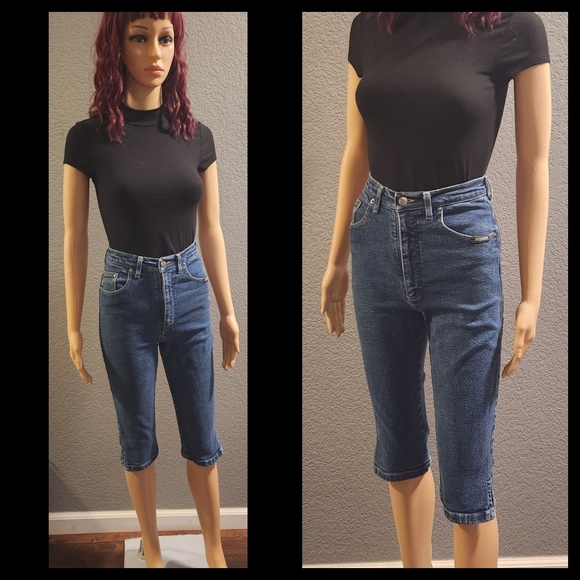 Awesome VTG Jean Capris - Picture 1 of 16